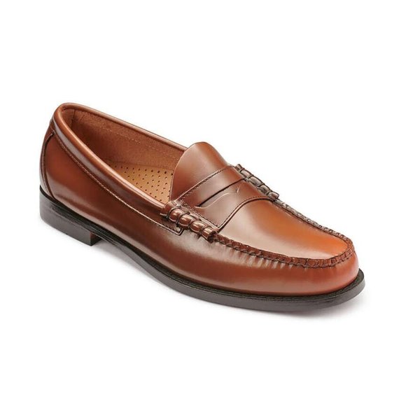 New! G.H. BASS Larson Lug Sole Contrast Penny Loafer Honey Brown Size 9 DD285 main image 6